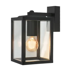 Kinkiet zewnętrzny Ricinus lampa  ogrodowa dolny 2025,5cm czarny 1x60W E27 IP44