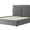 Łóżko Beck 160, jasny popielaty