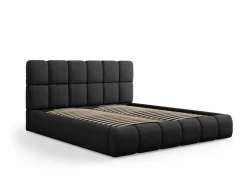 Łóżko Bellis Black Chenille 180x200cm
