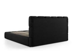 Łóżko Bellis Black Chenille 160x200cm