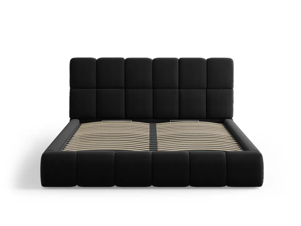 Łóżko Bellis Black Velvet 180x200cm