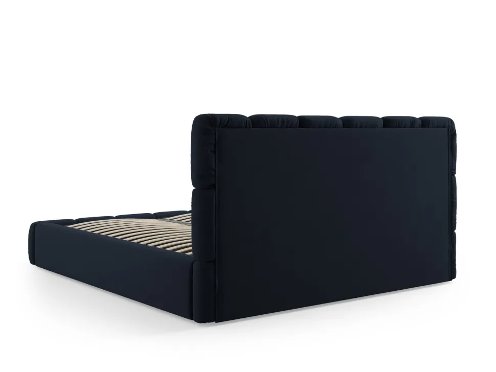 Łóżko Bellis Dark Blue Velvet 160x200cm
