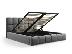 Łóżko Bellis Grey Velvet 200x200cm