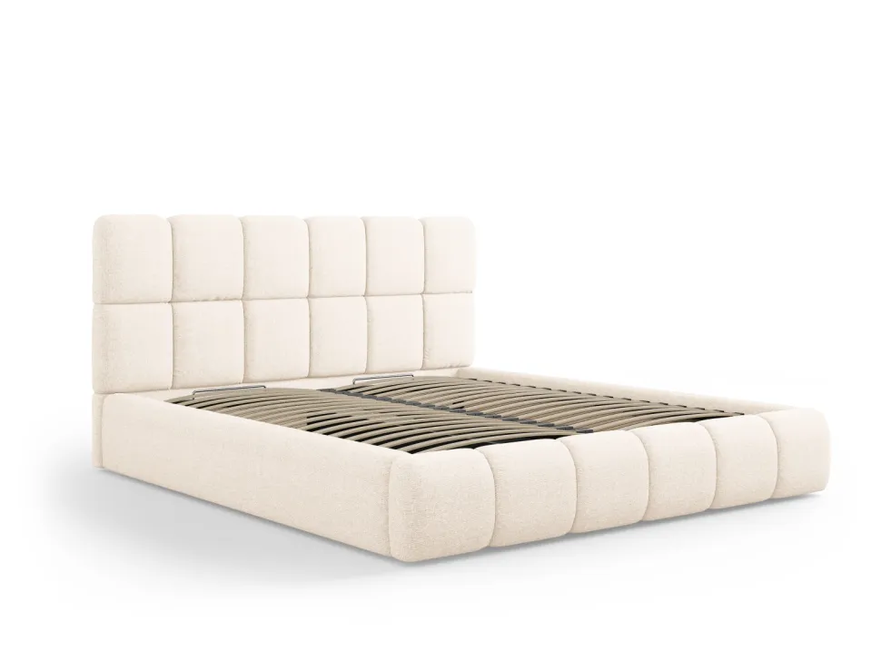 Łóżko Bellis Light Beige Chenille 140x200cm