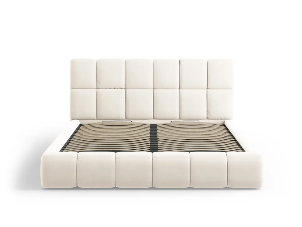 Łóżko Bellis Light Beige Velvet 180x200cm