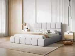 Łóżko Bellis Light Grey Chenille          180x200cm