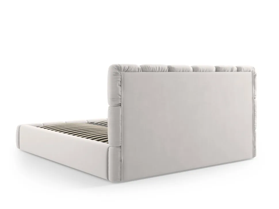 Łóżko Bellis Silver Velvet 160x200cm