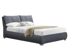 Łóżko Bird 160 z pojemnikiem popielaty