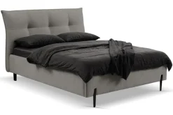 Łóżko Biscuit 140x200cm szare ciemne Cosy 7 GR2