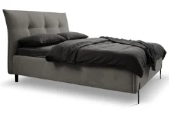 Łóżko Biscuit 140x200cm szare ciemne      Cosy 7 GR2