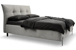 Łóżko Biscuit 140x200cm szare jasne Cosy  6 GR2