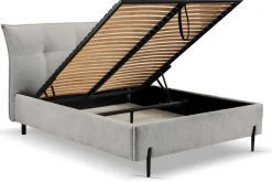 Łóżko Biscuit 140x200cm szare jasne Cosy  6 GR2