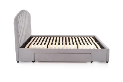 Łóżko Brig 160, jasny popielaty