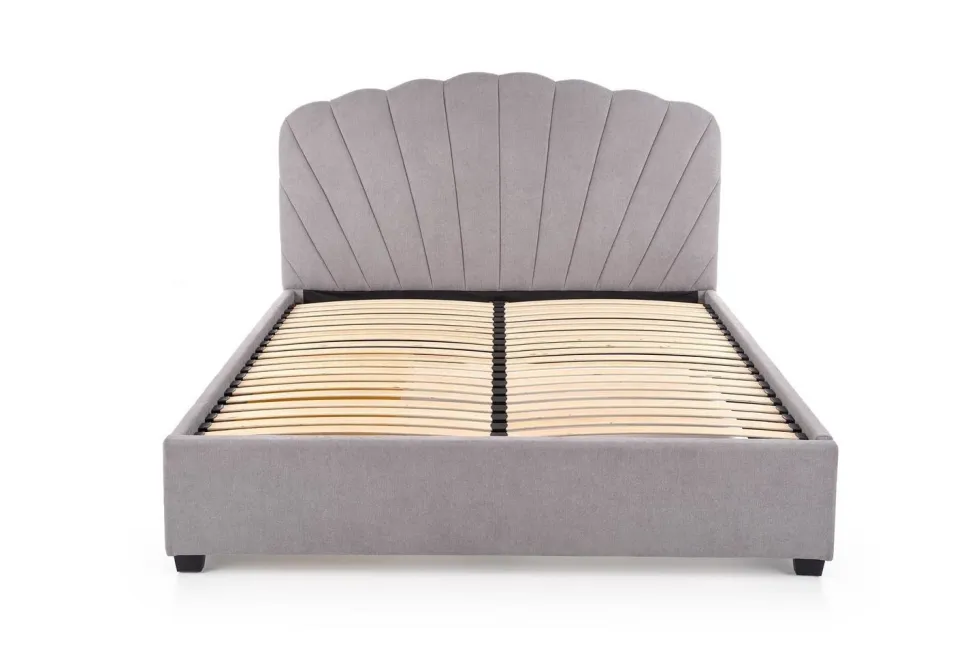 Łóżko Brig 160, jasny popielaty