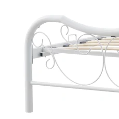 Łóżko Fabi 90, popielaty / biały