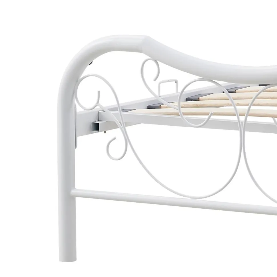 Łóżko Fabi 90, popielaty / biały