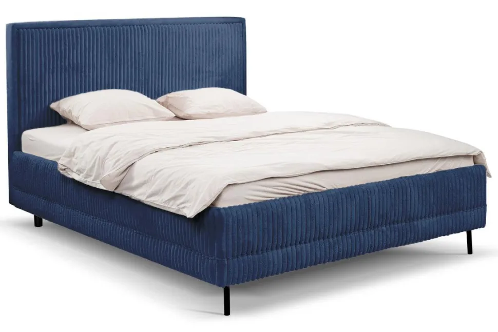 Łóżko Foggy 160x200cm granatowe Ambience 12 GR3