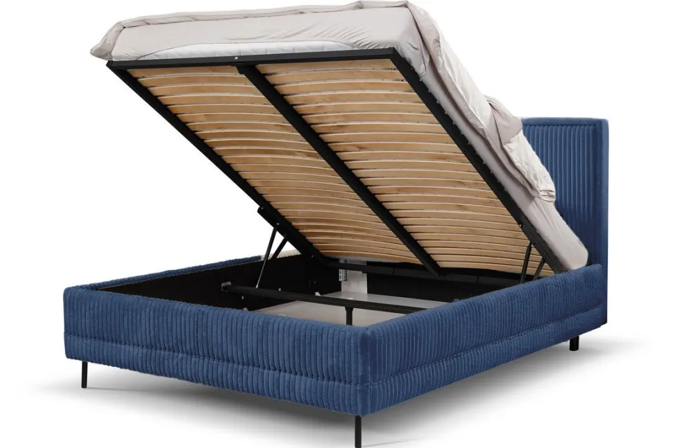 Łóżko Foggy 140x200cm granatowe Ambience 12 GR3