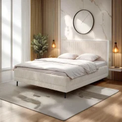 Łóżko Foggy 180x200cm ivory Ambience 01   GR3