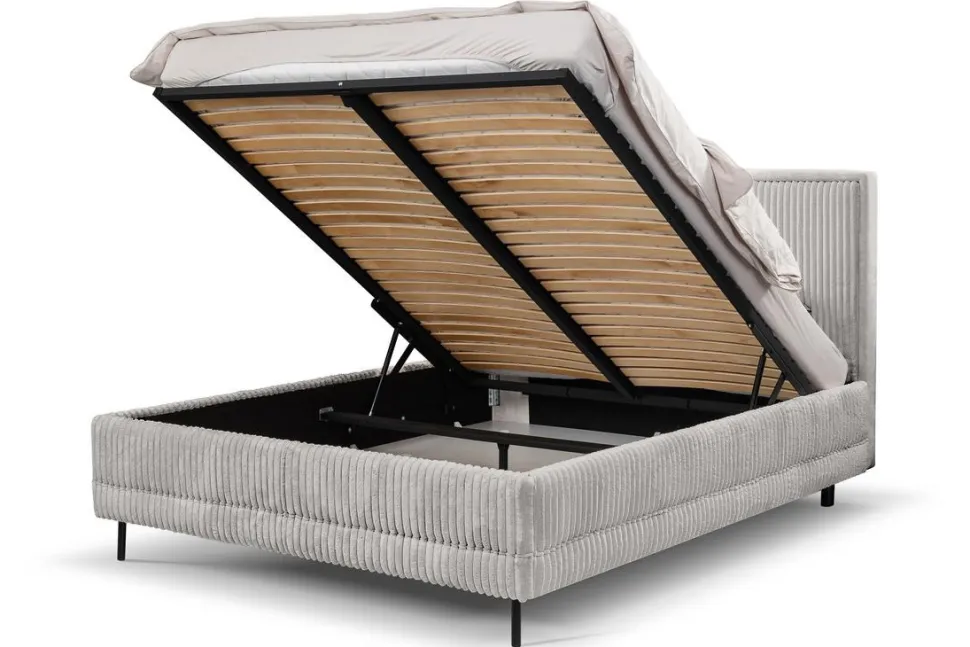 Łóżko Foggy 140x200cm szary Ambience 18 GR3