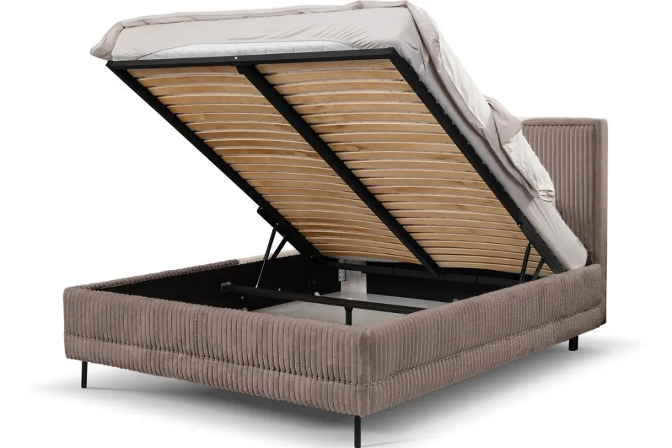 Łóżko Foggy 160x200cm taupe Ambience 04 GR3