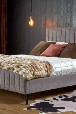 Łóżko Franco 160, jasny popielaty