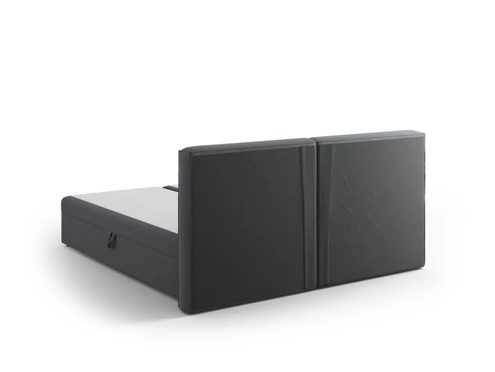 Łóżko Jodie Dark Grey Structured Fabric 160x200