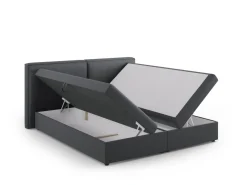 Łóżko Jodie Dark Grey Structured Fabric 180x200