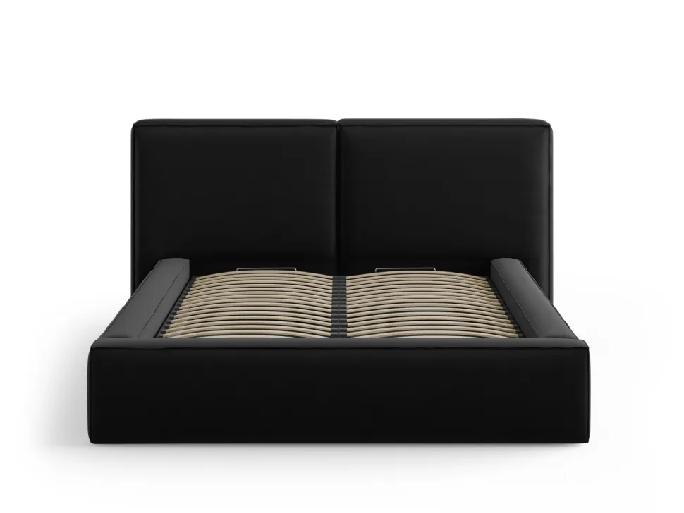 Łóżko Jodie II Black Velvet 200x200