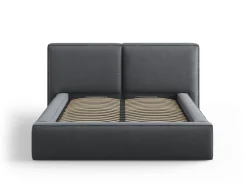Łóżko Jodie II Dark Grey Structured       Fabric 180x200