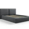 Łóżko Jodie II Dark Grey Structured Fabric 140x200