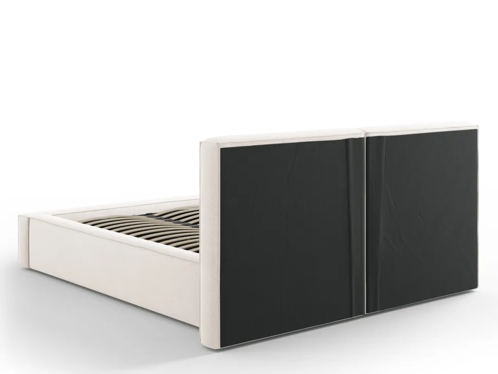 Łóżko Jodie II Light Beige Structured Fabric 160x200