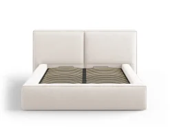 Łóżko Jodie II Light Beige Structured     Fabric 200x200