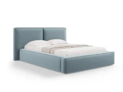 Łóżko Jodie II Light Blue Velvet 160x200
