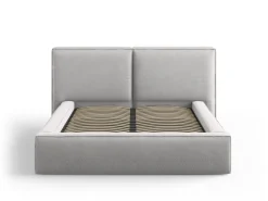 Łóżko Jodie II Light Grey Structured Fabric 140x200