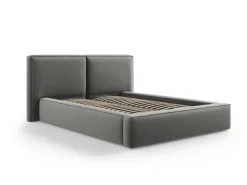 Łóżko Jodie II Light Grey Velvet 160x200