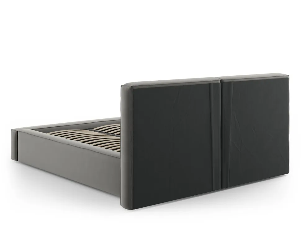 Łóżko Jodie II Light Grey Velvet 180x200