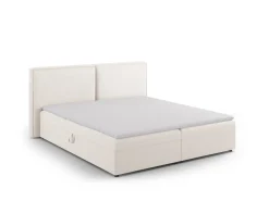 Łóżko Jodie Light Beige Structured Fabric 160x200