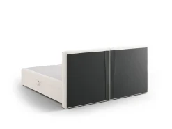 Łóżko Jodie Light Beige Structured Fabric 160x200