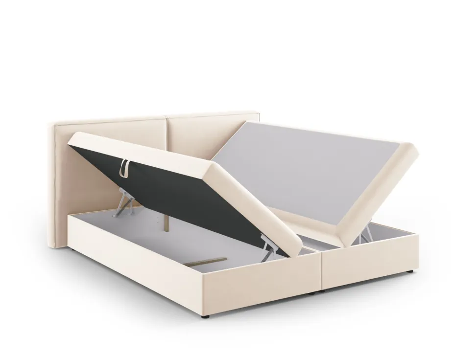 Łóżko Jodie Light Beige Velvet 160x200