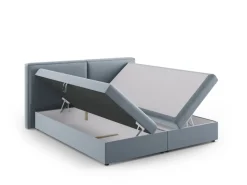 Łóżko Jodie Light Blue Velvet 180x200