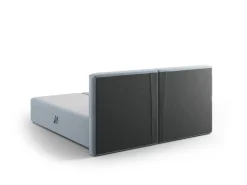 Łóżko Jodie Light Blue Velvet 140x200