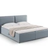 Łóżko Jodie Light Blue Velvet 160x200