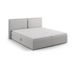 Łóżko Jodie Light Grey Structured Fabric  160x200