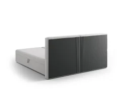 Łóżko Jodie Light Grey Structured Fabric  160x200