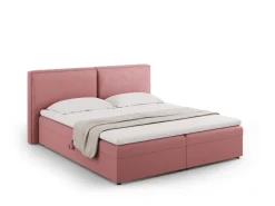 Łóżko Jodie Pink Structured Fabric 140x200