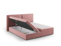 Łóżko Jodie Pink Velvet 140x200