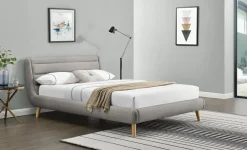 Łóżko Landi 140cm jasny popiel
