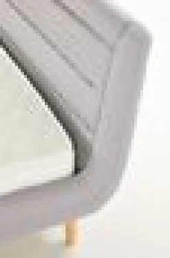 Łóżko Landi 140cm jasny popiel