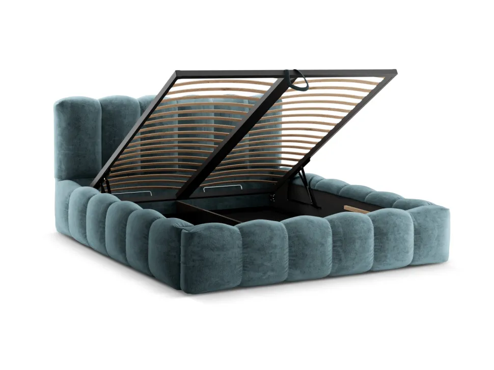 Łóżko Lupine Blue Jeans Chenille 200x200